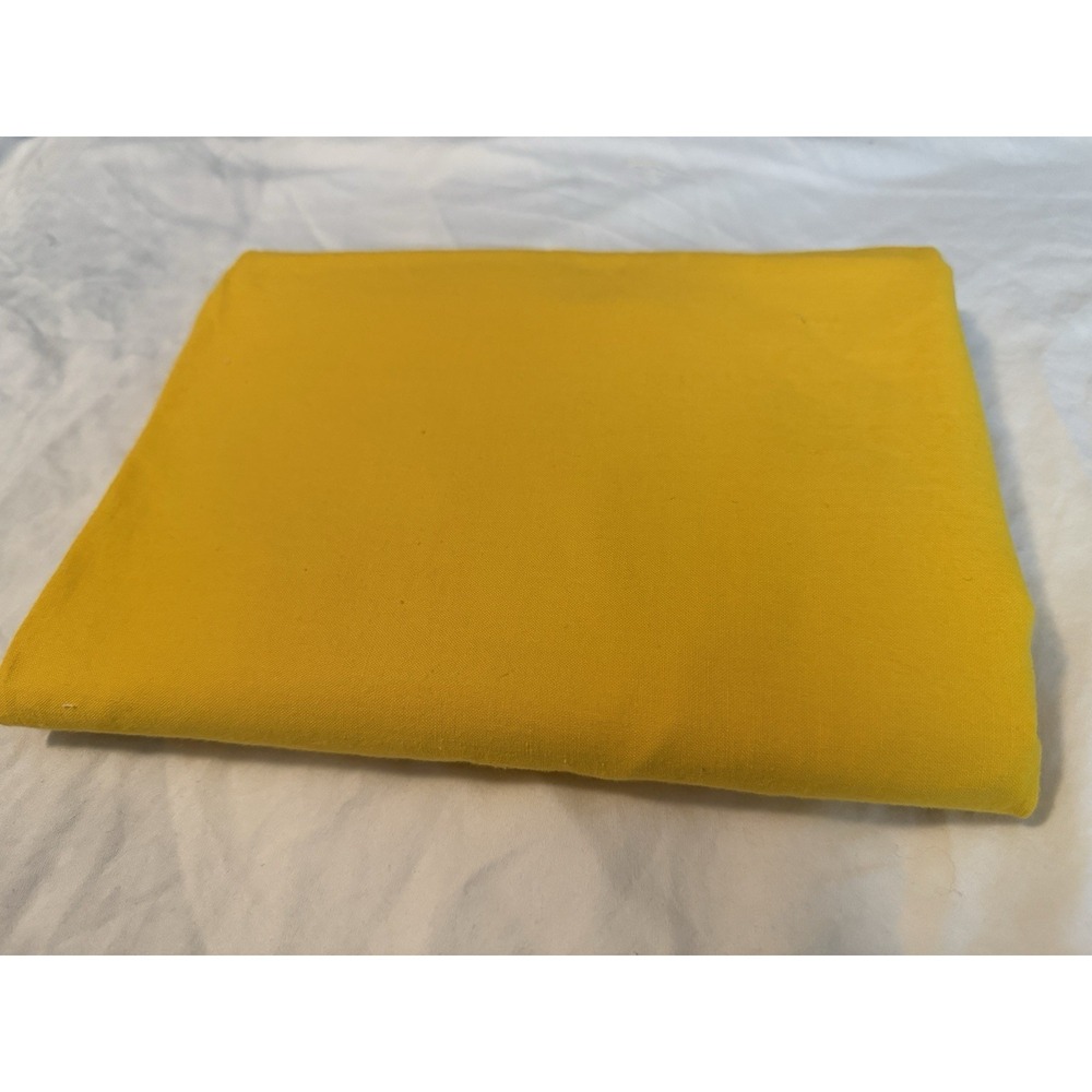 Vintage New Sunshine Yellow Cotton Fabric 37" x 56"